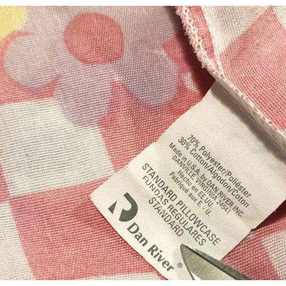 2000 Blues Clues Pillowcase Dan River Pink Flower Standard Pillow Case - Picture 10 of 16